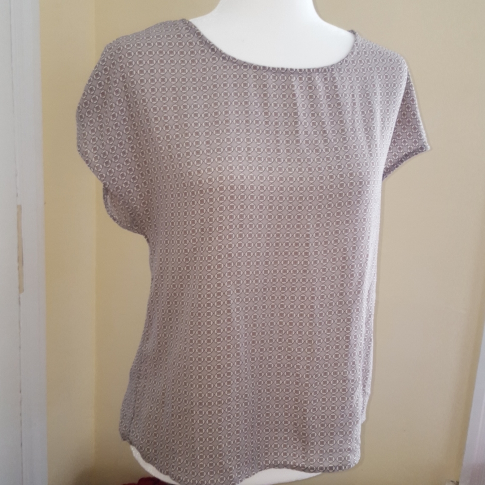 Button down back blouse